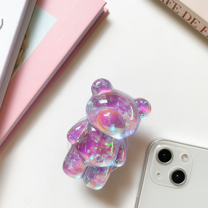 Wholesale 3D Holographic Bear Pop-out Phone Grips