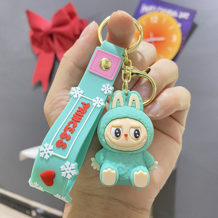 Wholesale Cute Cross-Dressing Sitting Posture Cute Series Keychain Car Backpack Doll Gift Keychain