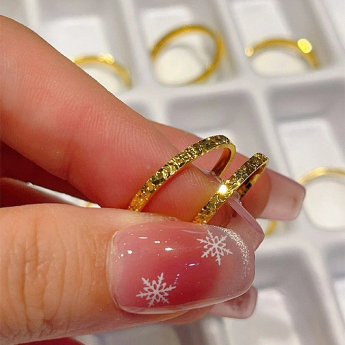Wholesale Gold plated ring for men and women, slim design