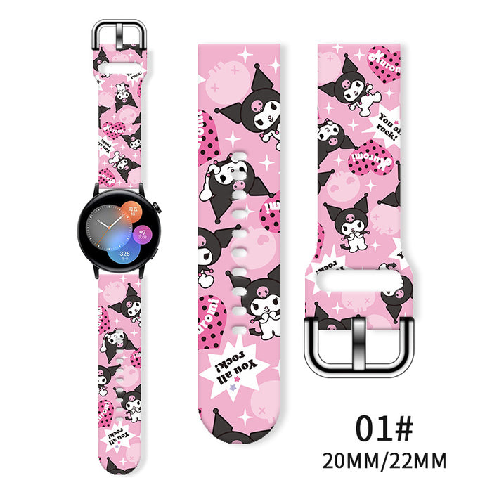 Wholesale Tpu Printed Watch Strap JDC-WD-NuoQi010