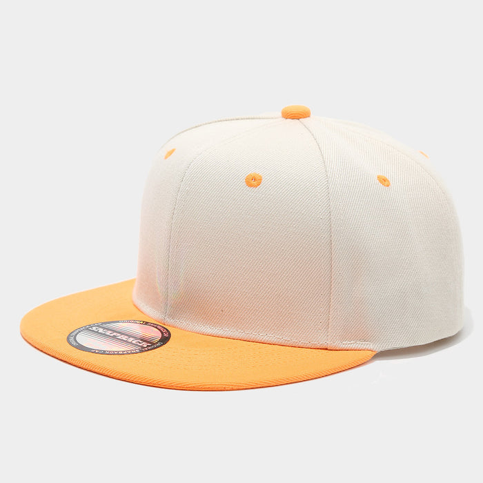 Wholesale Two-tone color block hip-hop cap unisex flat-brimmed baseball cap