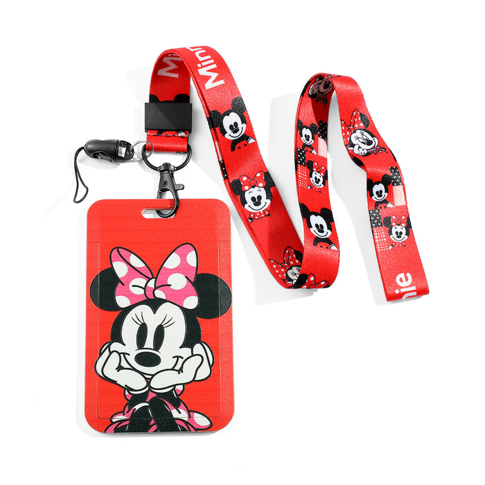 Wholesale Christmas Cartoon Lanyard Ribbon Keychain JDC-KC-QiChao032