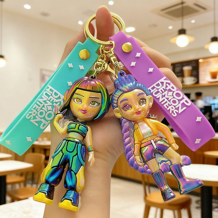 Wholesale Cartoon Silicone PVC Keychain Bag Charm Gift for Party MOQ≥2