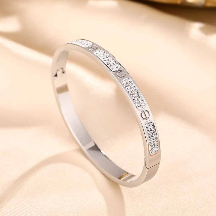 Wholesale Personalized Titanium Steel Bracelet JDC-BT-YinY022