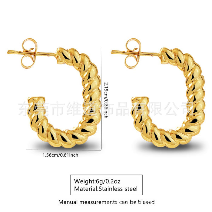 Wholesale Stainless Steel Geometric Earrings Earrings