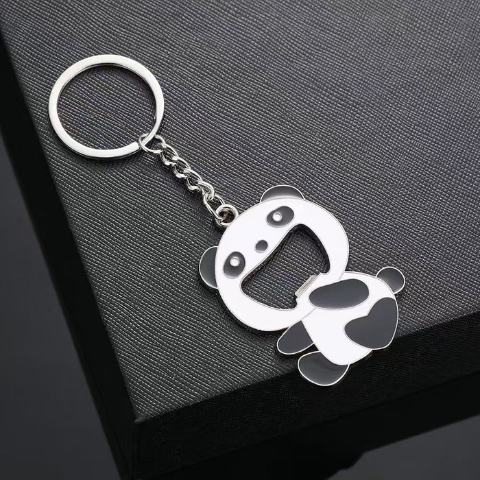 Wholesale Multi functional metal keychain refrigerator sticker small gift travel commemorative pendant