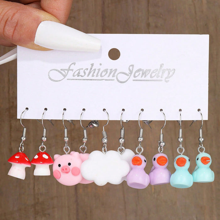 Wholesale Earrings Pendant Drop Glaze Butterfly Earrings Children's Cartoon  Earrings