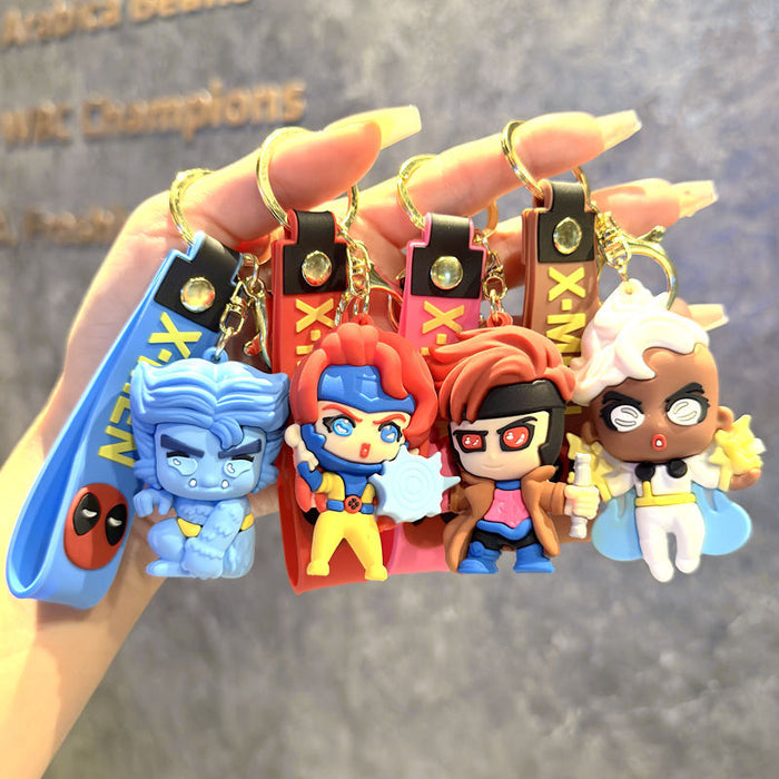Wholesale Cartoon Wolverine Bag Pendant Car Key Chain