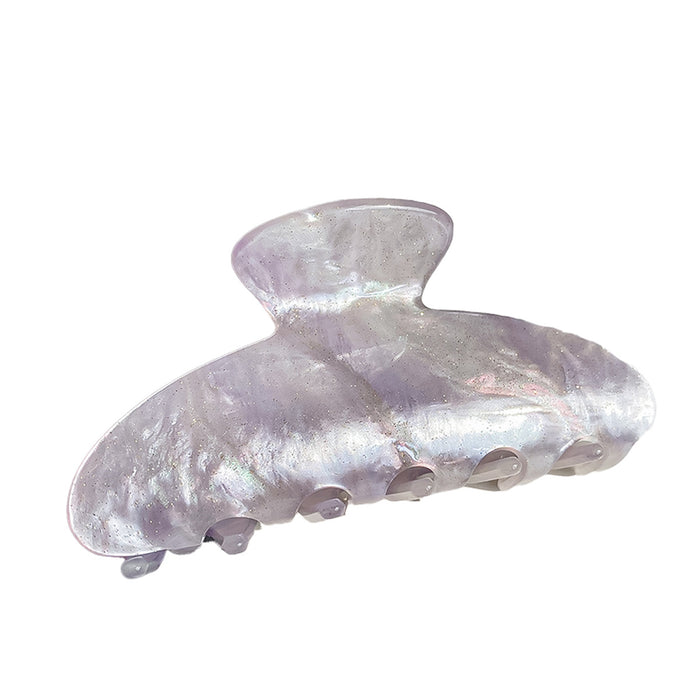 Wholesale Large Acrylic Geometric Hair Clip 9cm Smoke Cyan