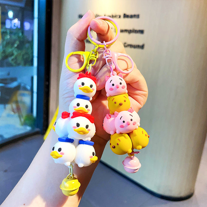 Wholesale Cartoon Cute Pvc Keychain JDC-KC-LeZi002