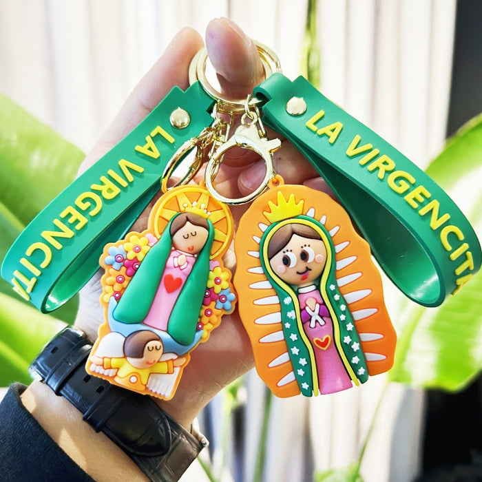 Wholesale PVC Cartoon Doll Keychain JDC-KC-ChuC004