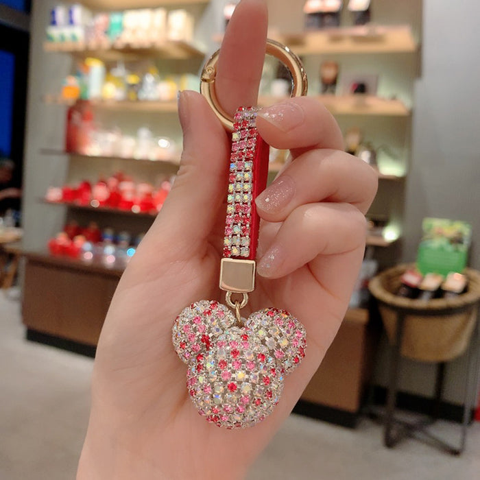 Wholesale Diamond-encrusted Crystal Car Key Ring Pendant Jewelry Pendant