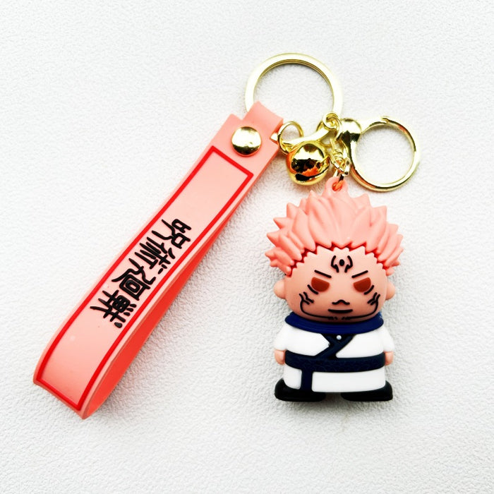 Wholesale PVC Cartoon Doll Keychain JDC-KC-WuYi190