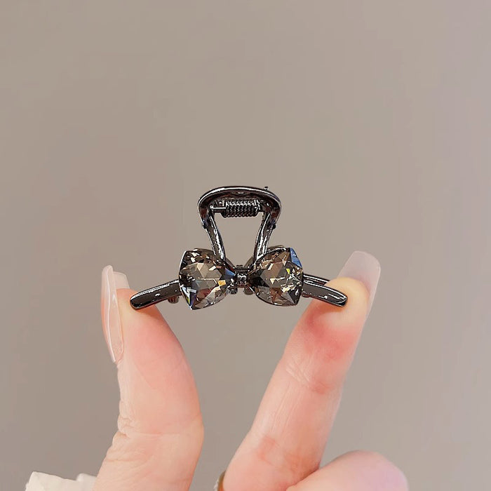 Wholesale bow rhinestone small gripper side Princess clip headdress