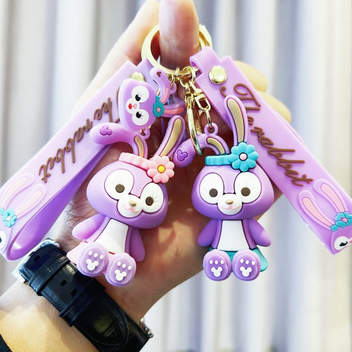 Wholesale PVC Cartoon Doll Keychain JDC-KC-WuYi095