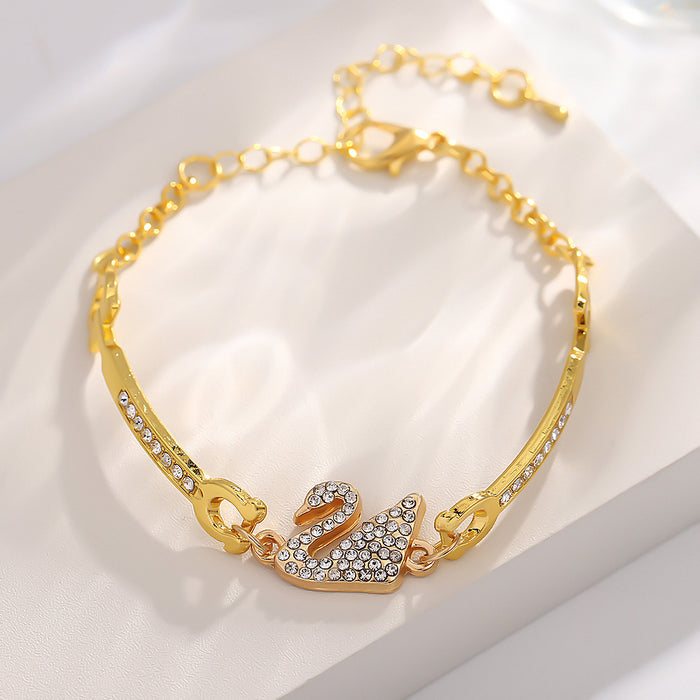Wholesale Bracelet Swan Flash Fashion Jewelry