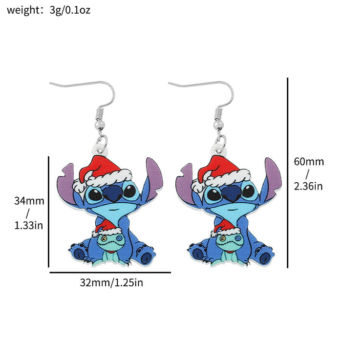 Wholesale anime star baby acrylic earrings Cartoon Doll earrings