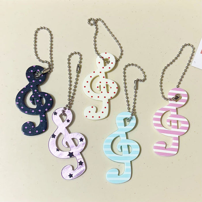 Wholesale Musical Note Cartoon Star Keychain
