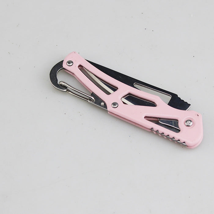 Wholesale Black Stainless Steel Folding Knife Mirror Polished Sharp Blade Portable Camping Pocket Knife