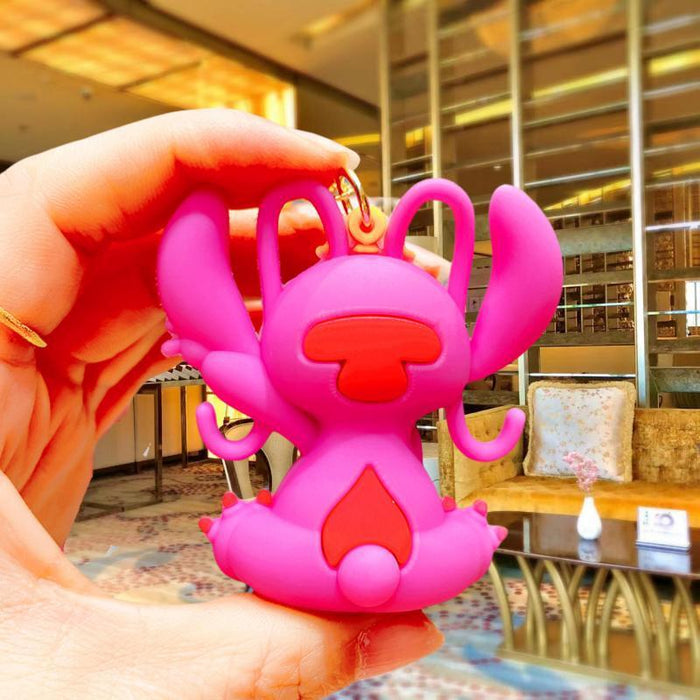 Wholesale Silicone Cartoon Doll Keychain JDC-KC-MingT101