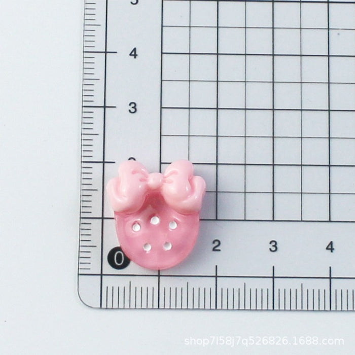 Wholesale Transparent Heart Burger Resin Accessories Cream Glue Mobile Phone Case Accessories Hairpin Headdress Material