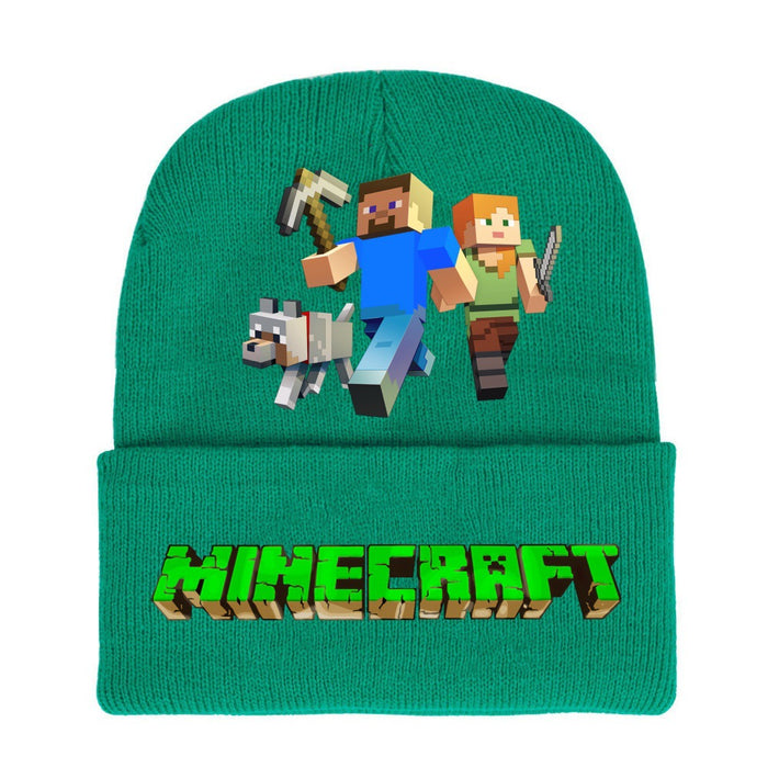 Wholesale Cartoon knitted hats,  wool hats and matching parent child warm hats