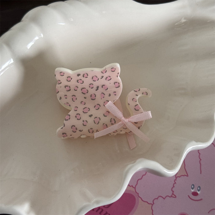 Wholesale Women's Cute Floral Bow Grab Clip