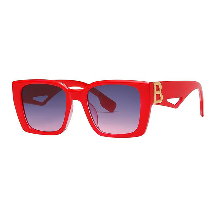 Wholesale Sunglasses PC Retro Square Big Frame MOQ≥2 (F) JDC-SG-YuX001