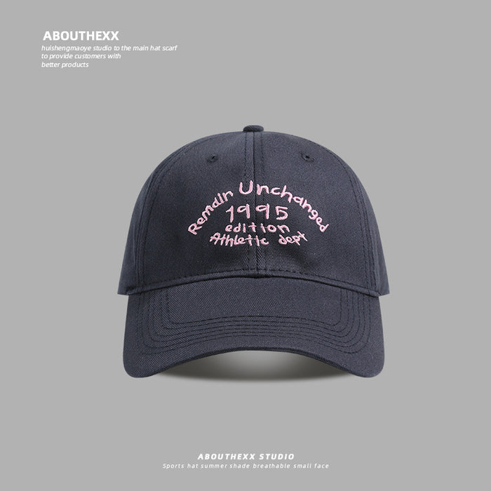 Wholesale Hat casual letter embroidered baseball cap versatile duckbill cap men's sun hat