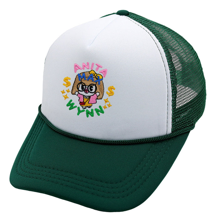 Wholesale Cotton Embroidered Trucker Hat Summer Mesh Cap Baseball Cap JDC-FH-HaiPu003