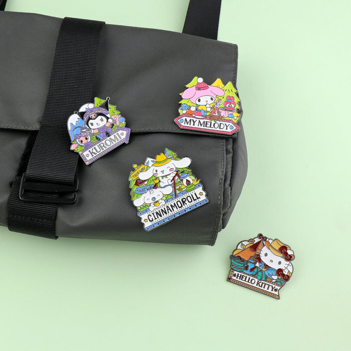 Wholesale Metal Badge Cartoon Cute Bag Brooch Accessories