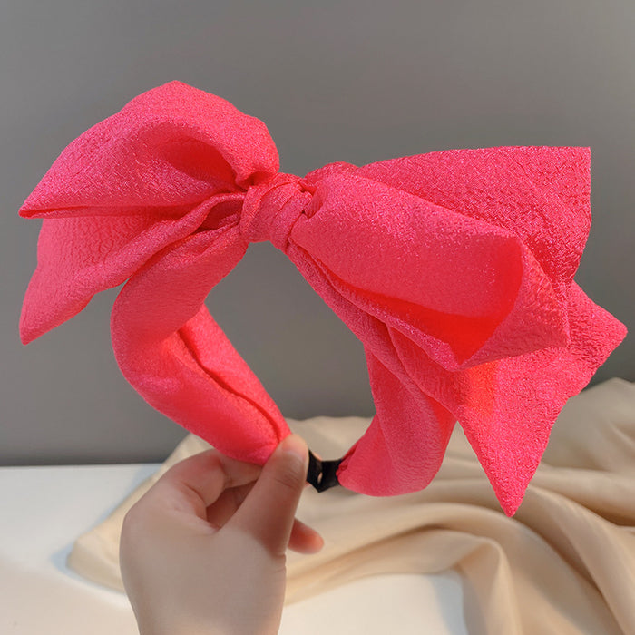 Wholesale Bubble Wrap Oversized Bow Headband JDC-HD-Linx009