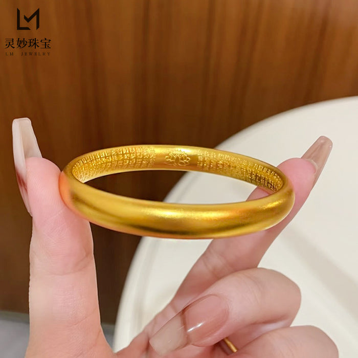 Wholesale Vintage Bracelet Solid Matte Solid Ring Open Bracelet