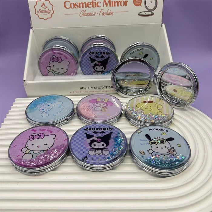 Wholesale Into The Oil Quicksand Mirror Cartoon Cute Makeup Mirror (S) JDC-VM-YunL003