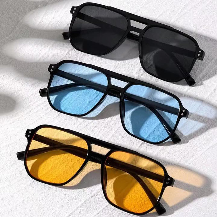 Wholesale Box Sunglasses UV Protection Internet Celebrity Retro Ocean Film