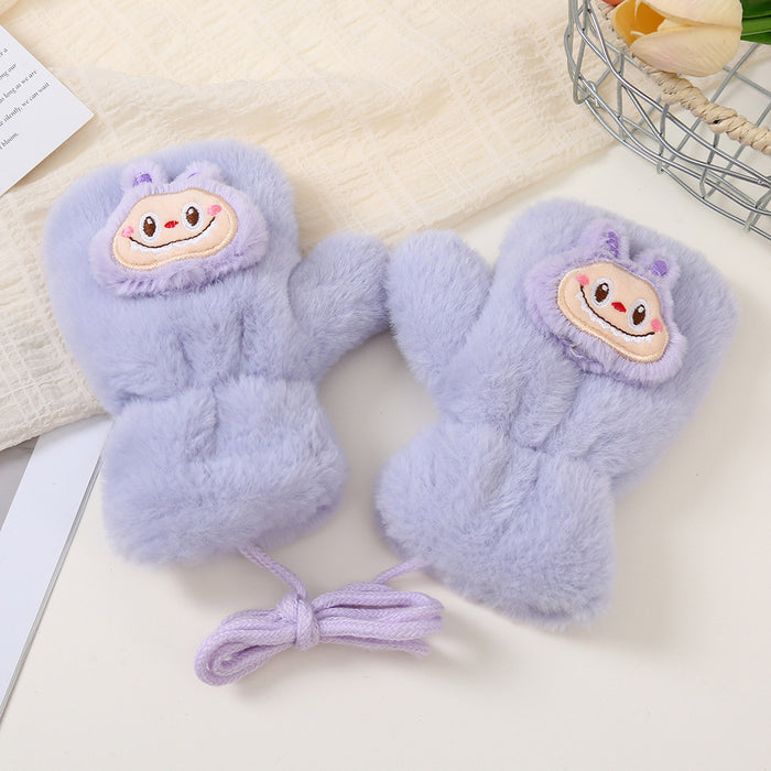Wholesale Cute Cartoon Plush Children' s Gloves