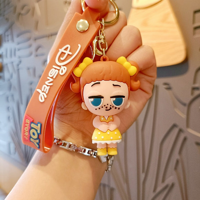 Wholesale Silicone Cartoon Doll Keychain JDC-KC-MingT100