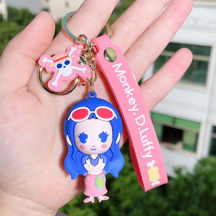 Wholesale Cartoon Doll PVC Keychain JDC-KC-Qiwei008