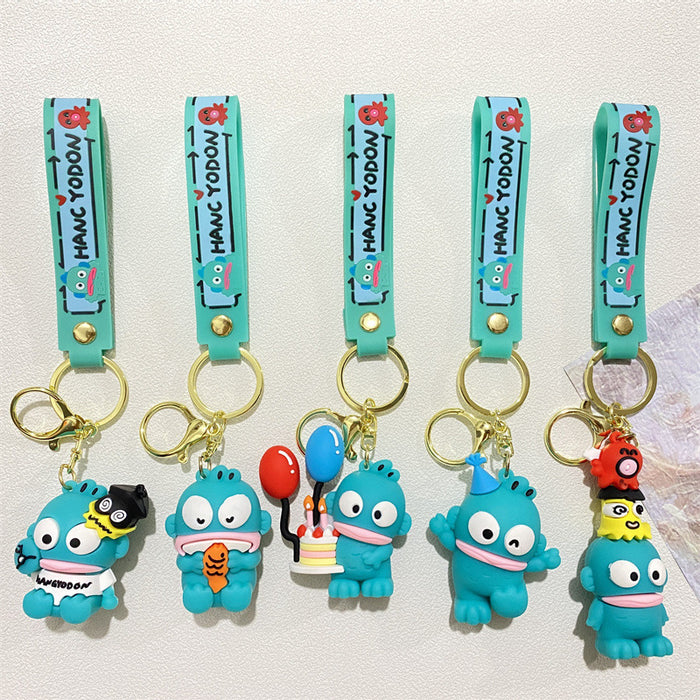 Wholesale Clown fish PVC key chain cute couple doll car key chain bag pendant
