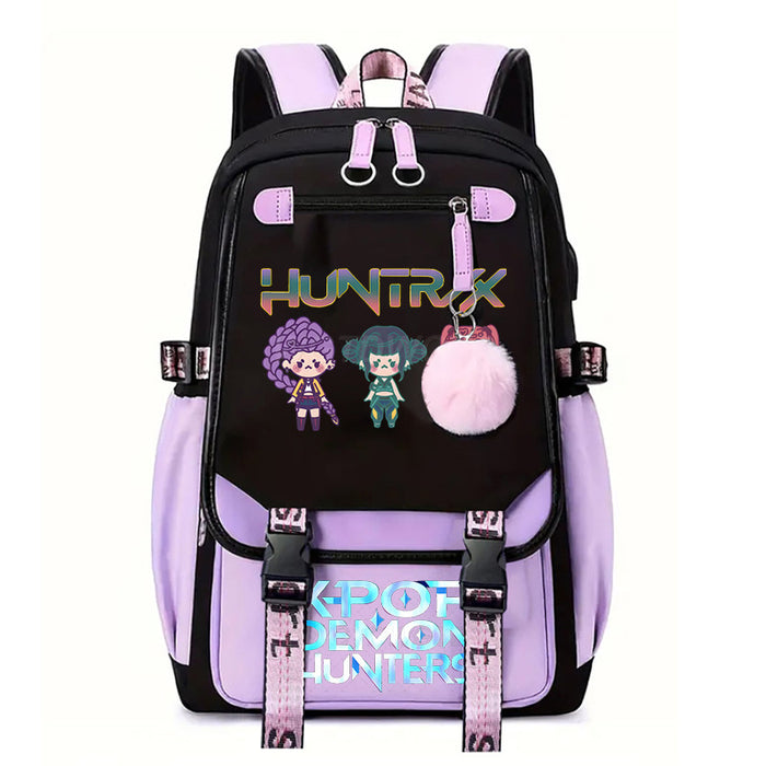 Wholesale  Fashionable Color-Block Unisex Backpack , Lightweight and Large Capacity