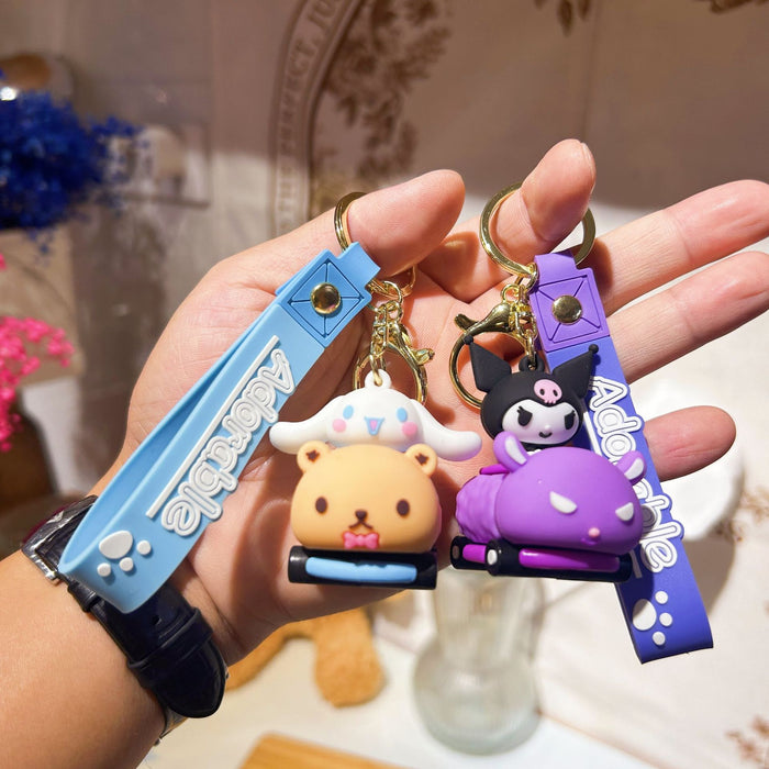 Wholesale PVC Cute Cartoon Doll Keychain JDC-KC-WuYi074