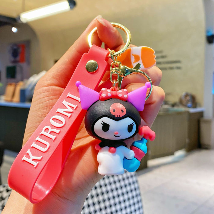 Wholesale Silicone Cartoon Doll Keychain (S)JDC-KC-JiShi005