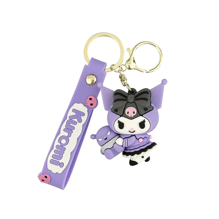 Wholesale Cartoon Silicone Doll Keychain JDC-KC-HaoXi007