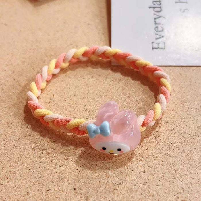 Wholesale Cartoon Cute Braided Fabric Hair Tie JDC-HS-Weiye006