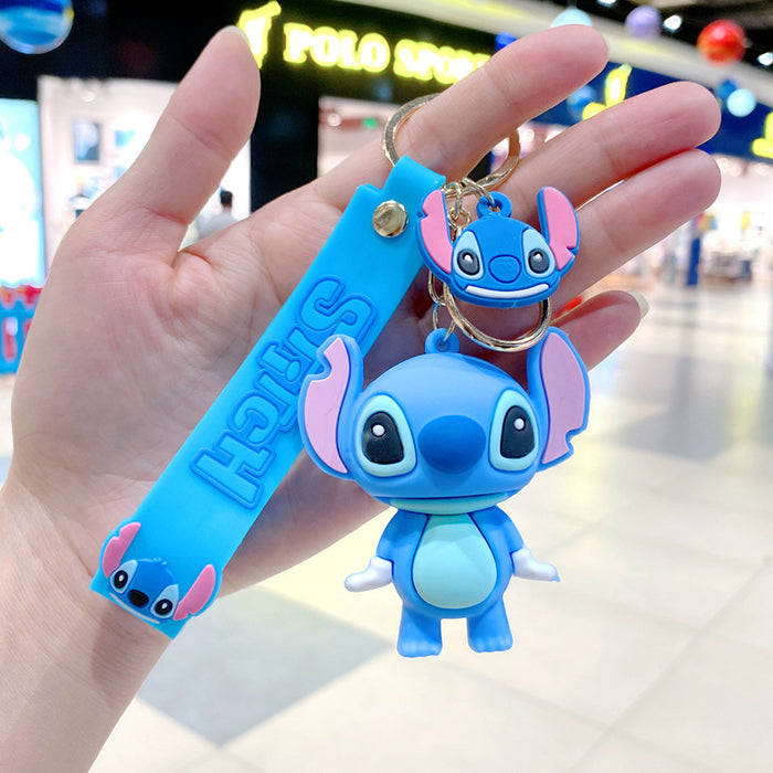 Wholesale cartoon keychain, car keychain, backpack pendant, doll