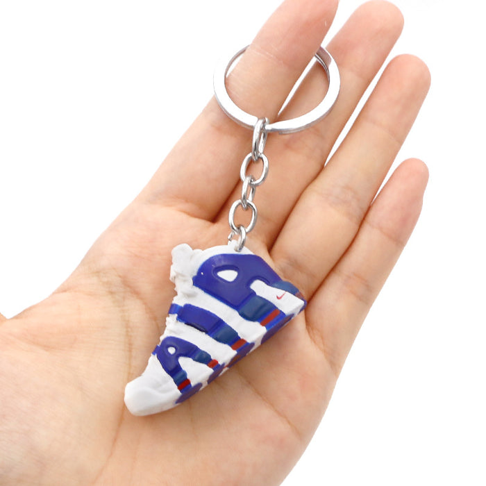 Wholesale PVC Basketball Shoe Model Keychain JDC-KC-QLPing010
