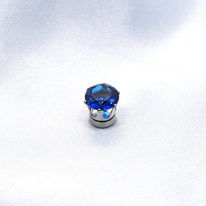 Wholesale Simple Mini Colorful Zircon Stainless Steel Ear Clip JDC-ES-ShuangN001