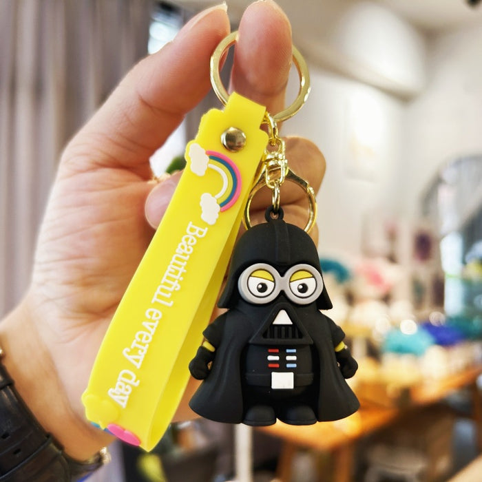 Wholesale PVC Cartoon Doll Keychain JDC-KC-WuYi088