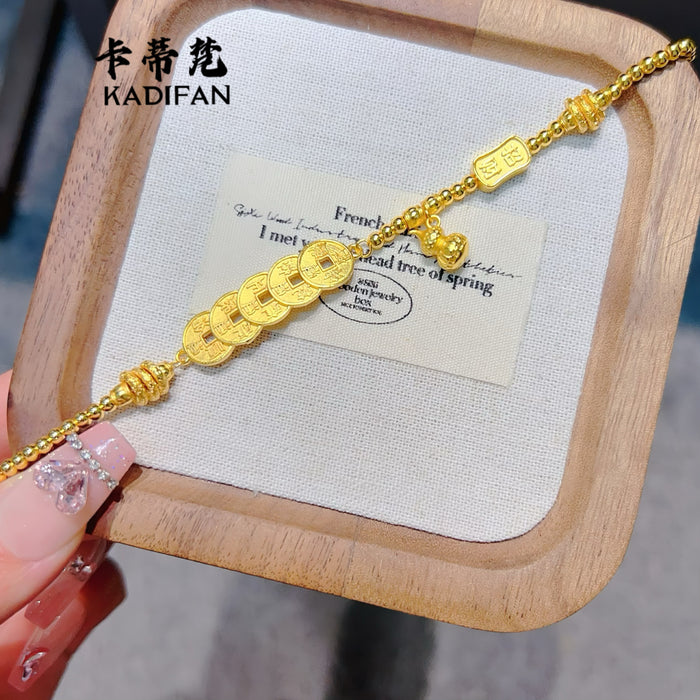 Wholesale Bead bracelet, trendy women's style, coin wrapping