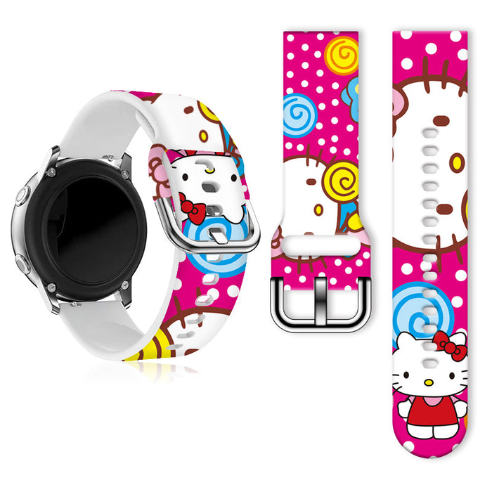 Wholesale Printed TPU Watch Strap Wrist Strap JDC-WD-NuoQi087